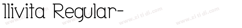 0livita Regular字体转换